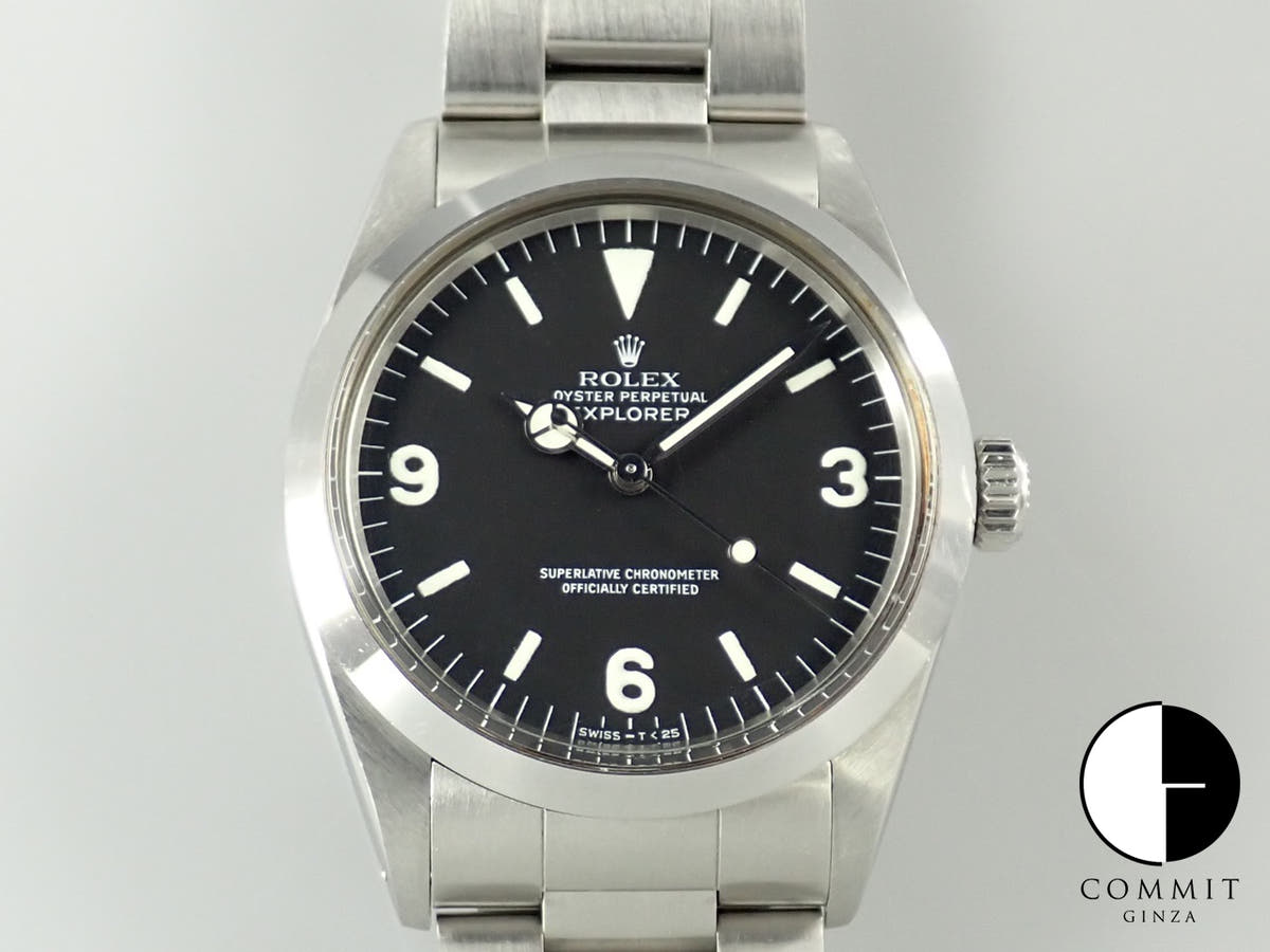 ロレックス エクスプローラーI Ref.1016 ステンレススチール ブラック文字盤