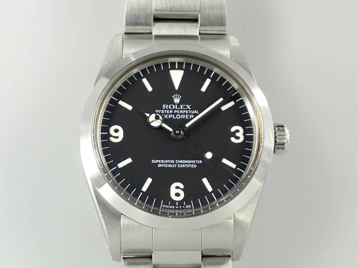 ロレックス エクスプローラーI Ref.1016 ステンレススチール ブラック文字盤