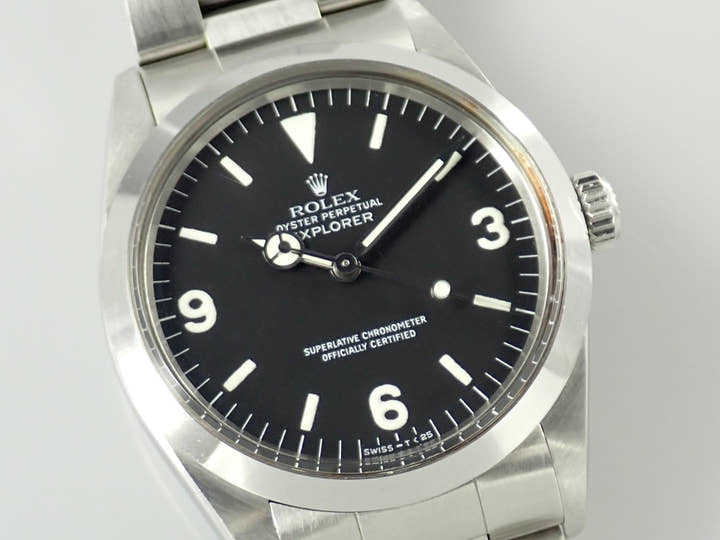 ロレックス エクスプローラーI Ref.1016 ステンレススチール ブラック文字盤