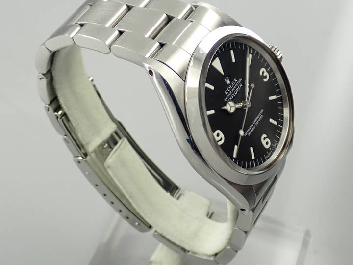 ロレックス エクスプローラーI Ref.1016 ステンレススチール ブラック文字盤