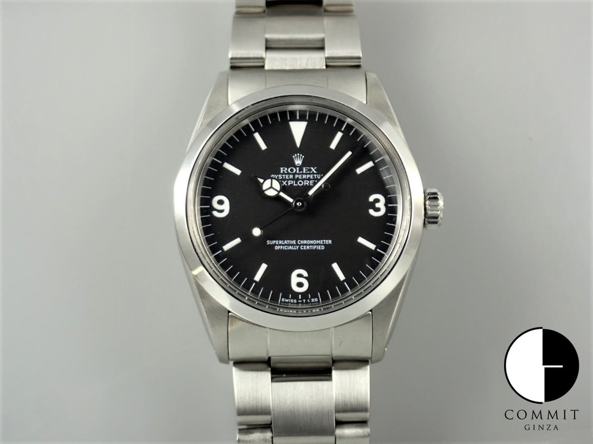 ロレックス エクスプローラーI Ref.1016 ステンレススチール ブラック文字盤