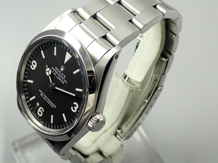 ロレックス エクスプローラーI Ref.1016 ステンレススチール ブラック文字盤 中古 8H1A6K2S