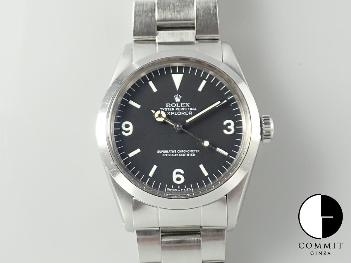 ロレックス エクスプローラーI Ref.1016 ステンレススチール ブラック文字盤
