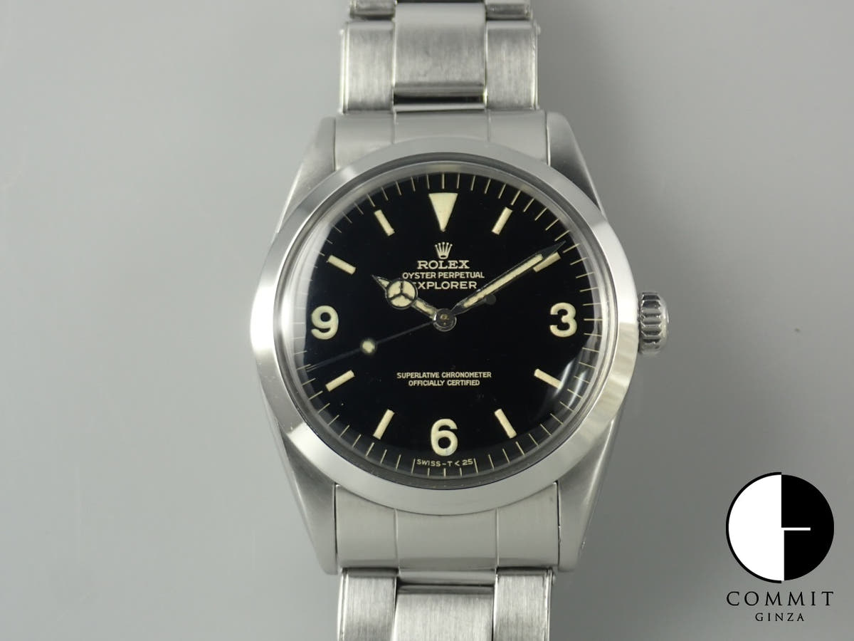 ロレックス エクスプローラーI Ref.1016 ステンレススチール ブラック文字盤