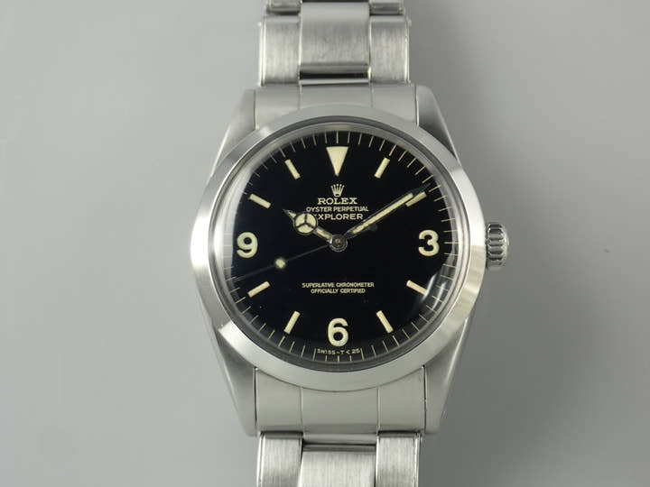 ロレックス エクスプローラーI Ref.1016 ステンレススチール ブラック文字盤