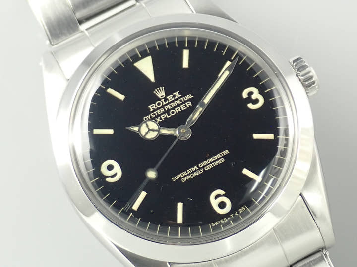 ロレックス エクスプローラーI Ref.1016 ステンレススチール ブラック文字盤