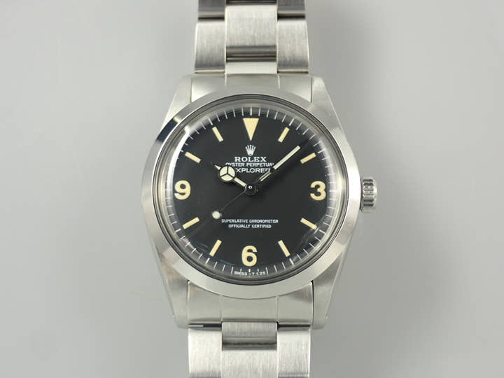 ロレックス エクスプローラーI Ref.1016 ステンレススチール ブラック文字盤