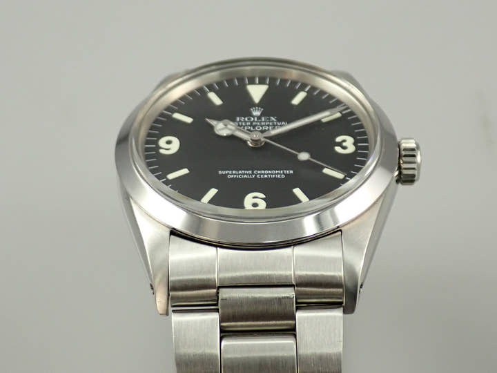 ロレックス エクスプローラーI Ref.1016 ステンレススチール ブラック文字盤