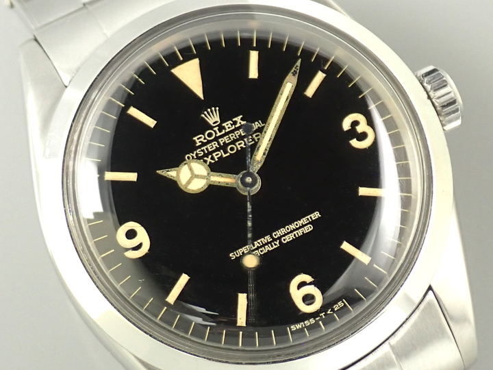 ロレックス エクスプローラーI Ref.1016 ステンレススチール ブラック文字盤