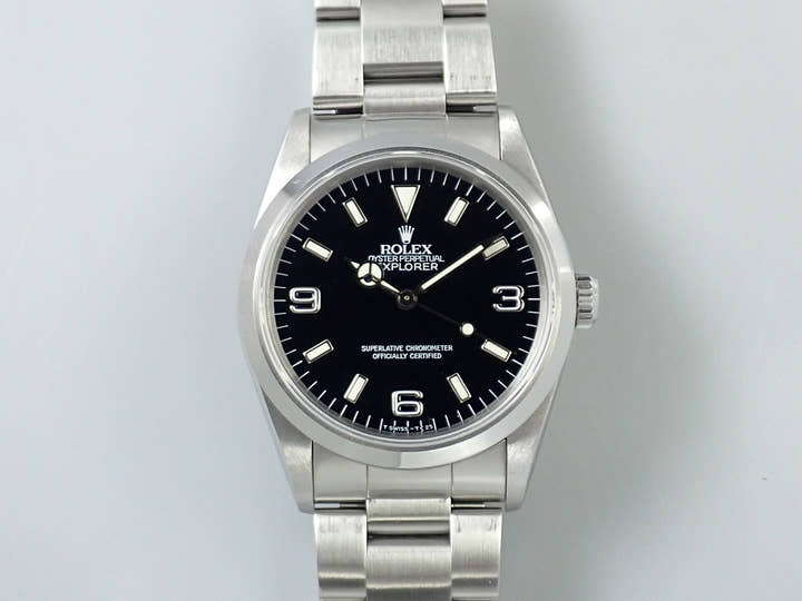 ロレックス エクスプローラーI Ref.14270 ステンレススチール ブラック文字盤