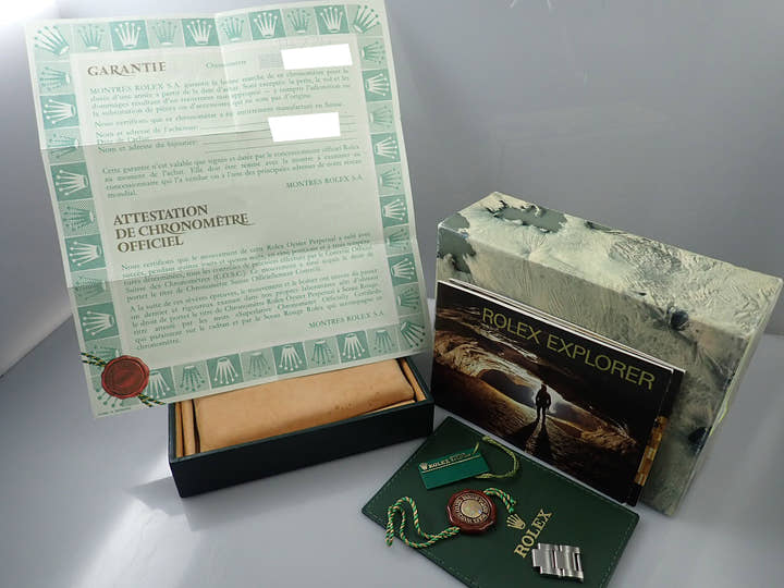 ロレックス エクスプローラーI Ref.14270 ステンレススチール ブラック文字盤