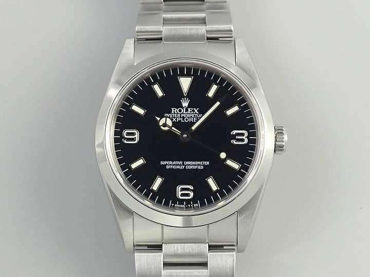 ロレックス エクスプローラーI Ref.14270 ステンレススチール ブラック文字盤