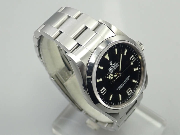 ロレックス エクスプローラーI Ref.14270 ステンレススチール ブラック文字盤