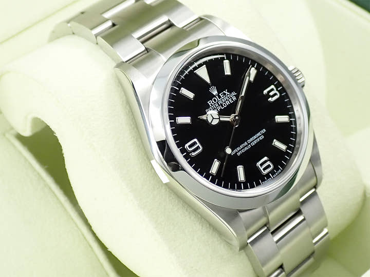 ロレックス エクスプローラーI Ref.114270 ステンレススチール ブラック文字盤
