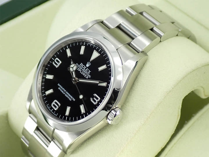 ロレックス エクスプローラーI Ref.114270 ステンレススチール ブラック文字盤