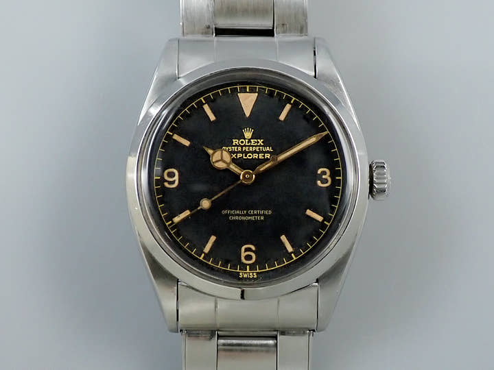 ロレックス エクスプローラーI Ref.6610 ステンレススチール ブラック文字盤
