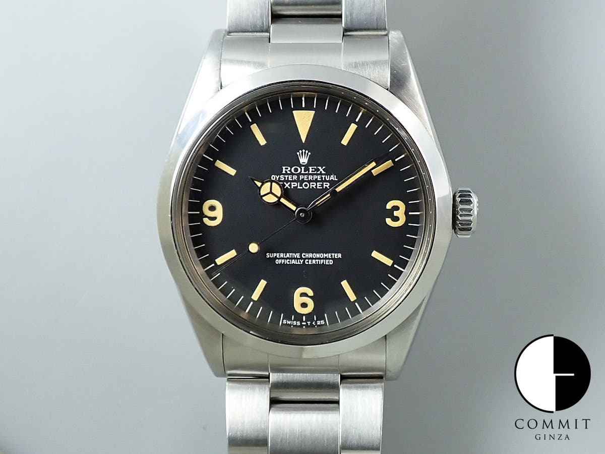ロレックス エクスプローラーI Ref.1016 ステンレススチール ブラック文字盤