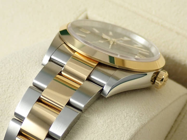 ロレックス エクスプローラー36 Ref.124273 ステンレススチール/イエローゴールド ブラック文字盤