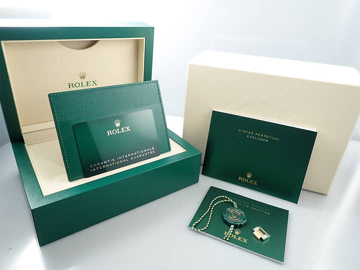 ロレックス エクスプローラー36 Ref.124273 ステンレススチール/イエローゴールド ブラック文字盤