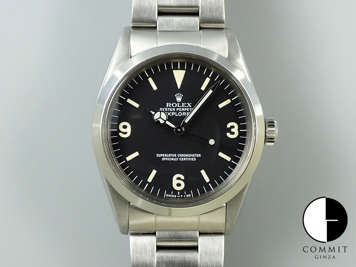 ロレックス エクスプローラーI Ref.1016 ステンレススチール ブラック文字盤