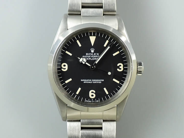 ロレックス エクスプローラーI Ref.1016 ステンレススチール ブラック文字盤