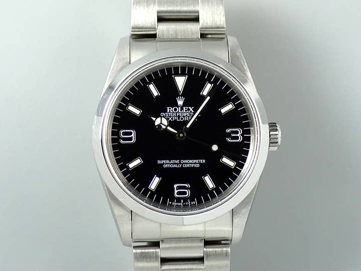 ロレックス エクスプローラーI Ref.14270 ステンレススチール ブラック文字盤