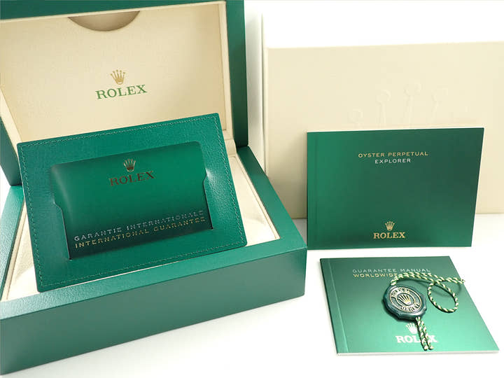 ロレックス エクスプローラー36 Ref.124273 ステンレススチール/イエローゴールド ブラック文字盤