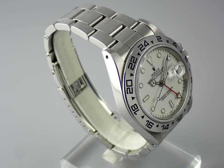 ロレックス エクスプローラーII Ref.16550 アイボリー文字盤 中古 explorer2-103