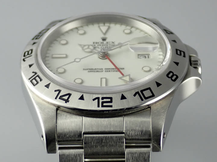 ロレックス エクスプローラーII Ref.16550 アイボリー文字盤 中古 explorer2-103