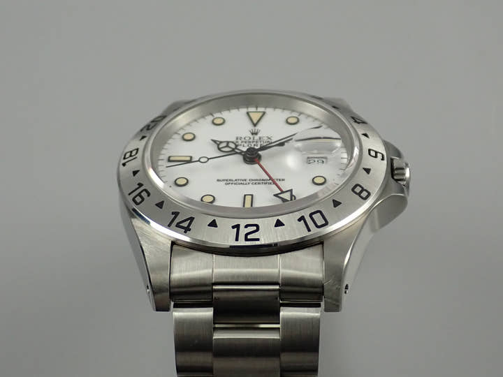 ロレックス エクスプローラーII Ref.16570 ホワイト文字盤 中古 explorer2-151
