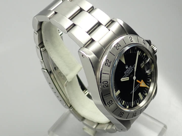 ロレックス エクスプローラーII Ref.1655 ステンレススチール ブラック文字盤