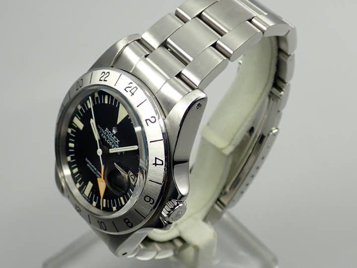 ロレックス エクスプローラーII Ref.1655 ステンレススチール ブラック文字盤