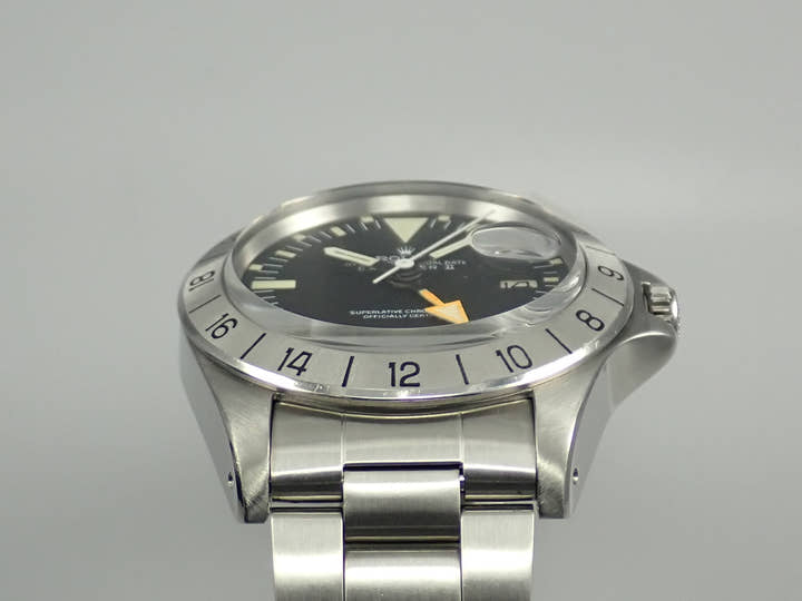 ロレックス エクスプローラーII Ref.1655 ステンレススチール ブラック文字盤