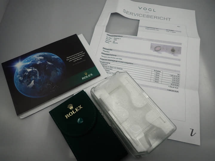 ロレックス エクスプローラーII Ref.1655 ステンレススチール ブラック文字盤