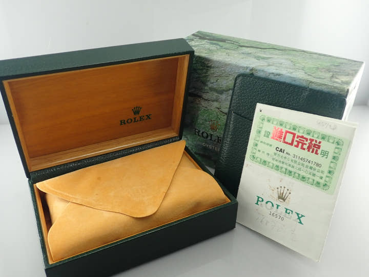 ロレックス エクスプローラーII Ref.16570 ステンレススチール ブラック文字盤