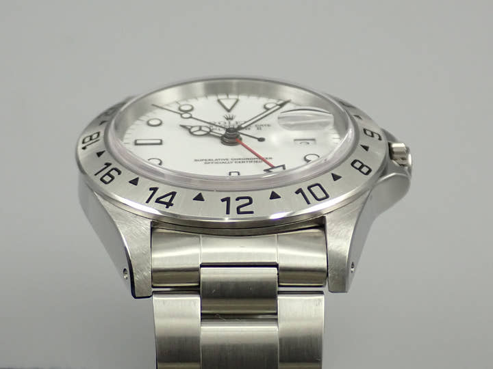 Rolex Explorer II Ref. 16570 Stainless Steel White Dial