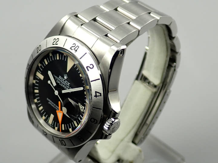 ロレックス エクスプローラーII Ref.1655 ステンレススチール ブラック文字盤