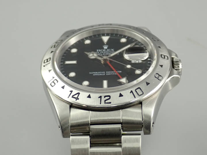 ロレックス エクスプローラーII Ref.16570 ステンレススチール ブラック文字盤