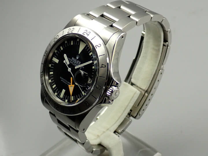 ロレックス エクスプローラーII Ref.1655 ステンレススチール ブラック文字盤