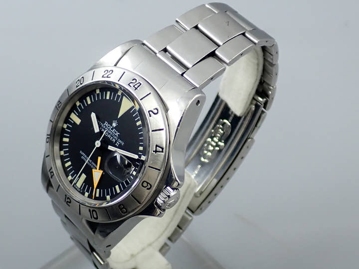 ロレックス エクスプローラーII Ref.1655 ステンレススチール ブラック文字盤