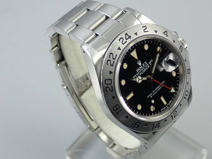 ロレックス エクスプローラーII Ref.16570 ステンレススチール ブラック文字盤