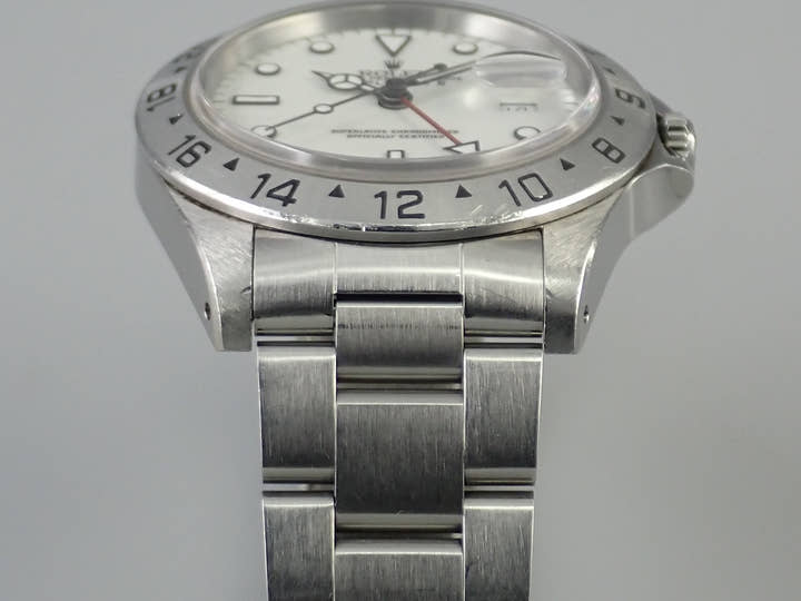 ロレックス エクスプローラーII Ref.16570 ステンレススチール ホワイト文字盤