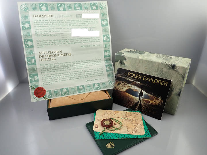 ロレックス エクスプローラーII Ref.16570 ステンレススチール ホワイト文字盤