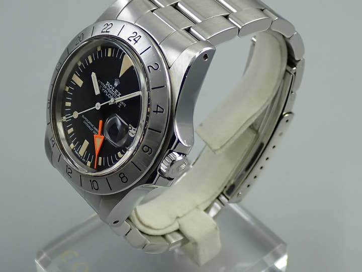 ロレックス エクスプローラーII Ref.1655 ステンレススチール ブラック文字盤