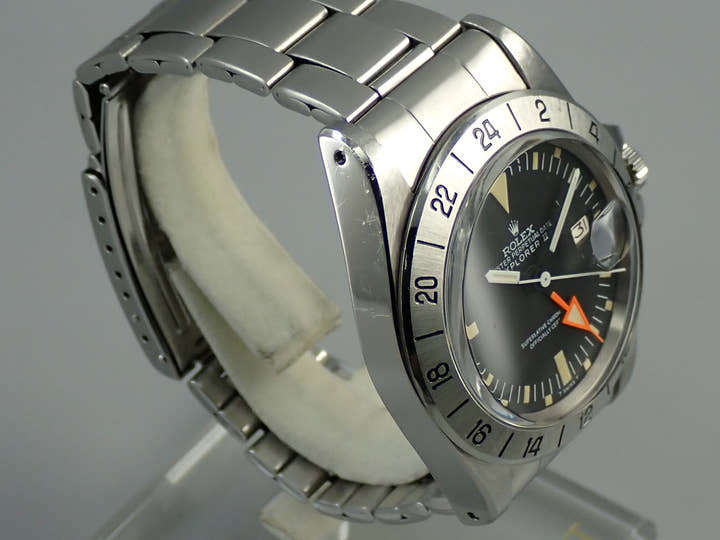 ロレックス エクスプローラーII Ref.1655 ステンレススチール ブラック文字盤