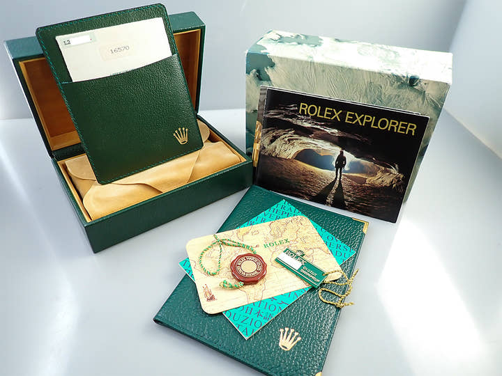 ロレックス エクスプローラーII Ref.16570 ステンレススチール ホワイト文字盤