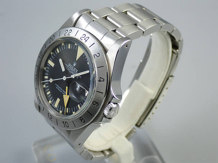 ロレックス エクスプローラーII Ref.1655 ステンレススチール ブラック文字盤