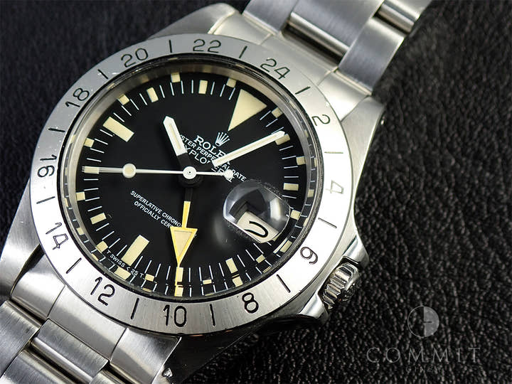 ロレックス エクスプローラーII Ref.1655 ステンレススチール ブラック文字盤