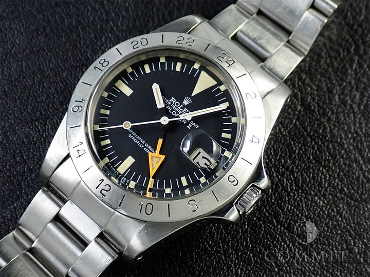 ロレックス エクスプローラーII Ref.1655 ステンレススチール ブラック文字盤