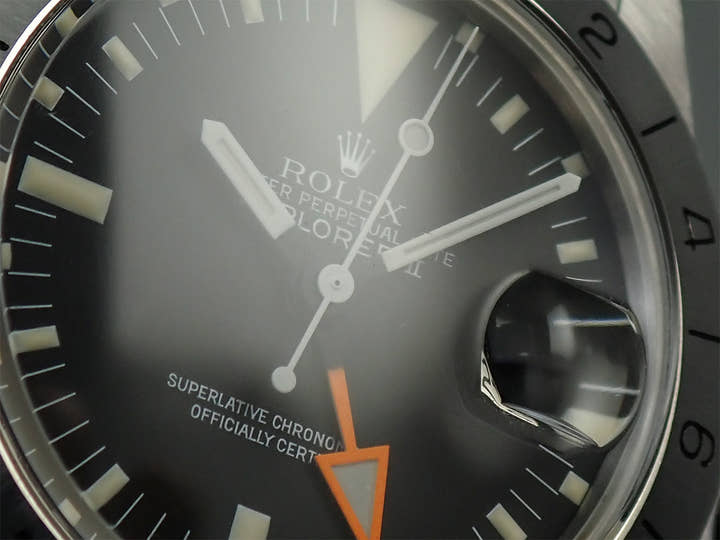 ロレックス エクスプローラーII Ref.1655 ステンレススチール ブラック文字盤